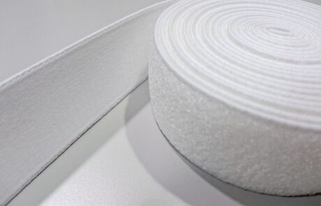 白色舒適伸縮魔鬼氈 彈性魔鬼氈 鬆緊魔鬼氈 鬆緊帶 comfortable elastic hook&loop_white