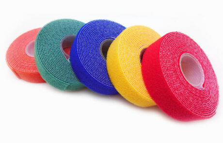 混色雙面魔鬼氈(蘑菇頭)_背對背魔鬼氈_紅藍黃綠橘_double-sided hook and loop(mushroom hook)_assorted colors_red/blue/yellow/green/orange