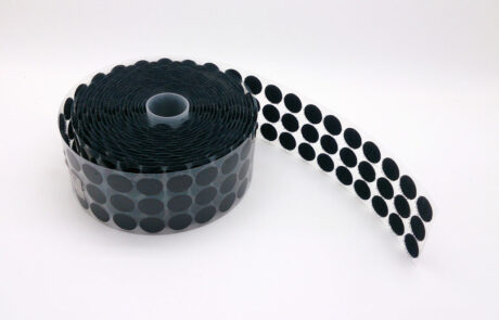 背膠魔鬼氈圓形 圓粒_hook and loop dots coins_adhesive backing