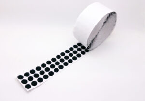 round-shaped hook and loop_dots_coin_圓型魔鬼氈_圓形魔鬼沾