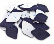 菱形魔鬼氈 背膠自黏魔鬼氈_ die-cut hook and loop with adhesive backing