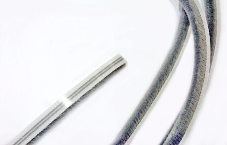 4.8/5.1/6.9mm pile weatherstrip 4P_gray