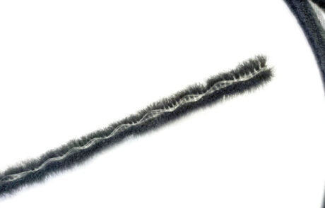 pile weatherstrip with fin