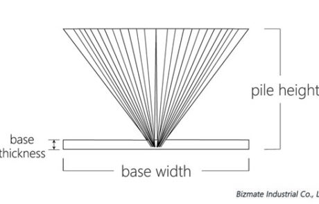 pile weatherstrip drawing